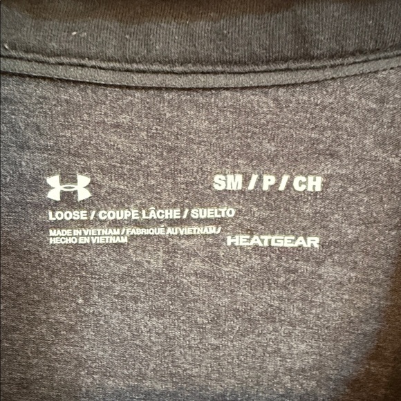 Under Armour Grey/Navy Polo Shirt - Picture 2 of 3
